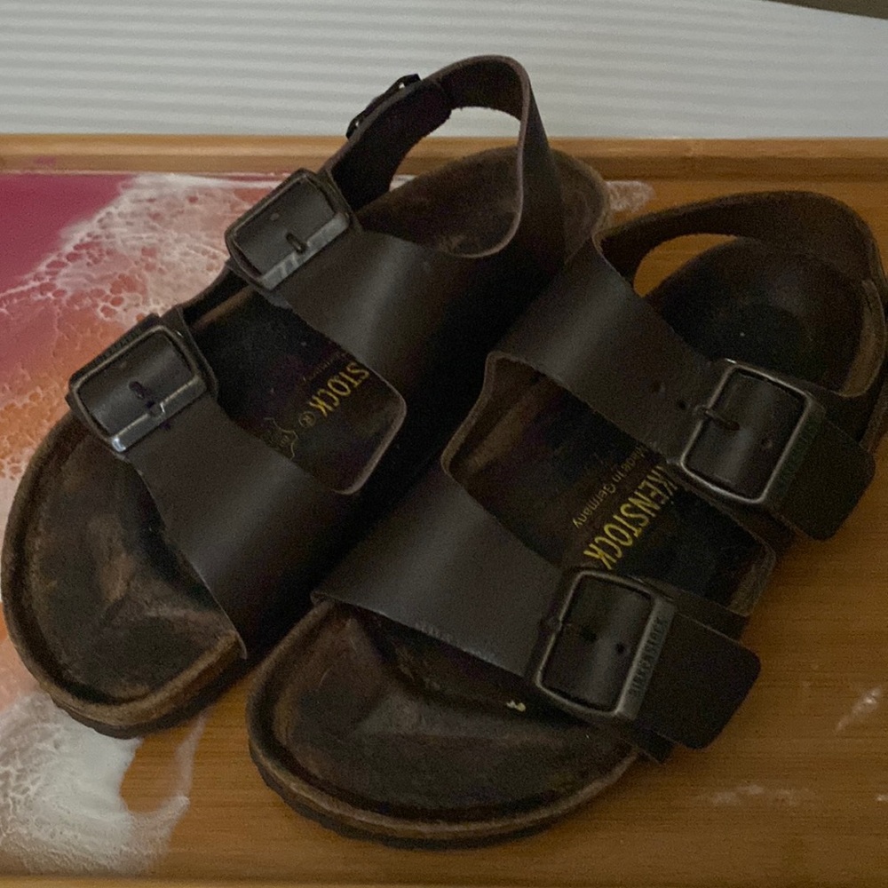 Brown Birkenstocks!